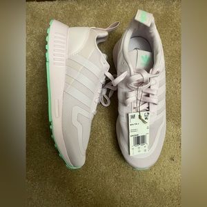 adidas Women's Athletic Shoes - Light Pink and Mint